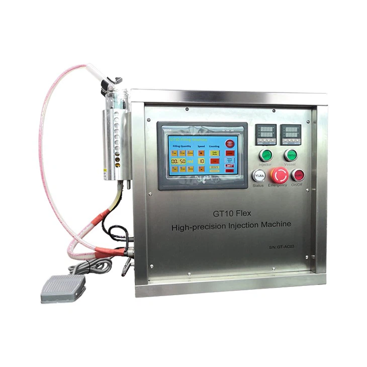 1ml 2ml CBD Diposable Vape Oil Liquid Portable Filling Machine Easy To Operate 510 Carts Thc Oil Filler Tube Filling Machines