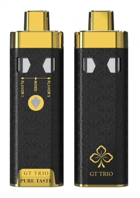 Dual Chamber Two Flavors Disposable Vape 2 Flavors in One Device Vape Empty E Cig Vaporizer Kit - Disposable CBD Vape 2 Flavors in One
