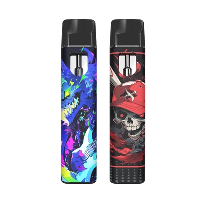 Kína 1ml 2ml kettős légcsatorna -vape eszköz Illégia aktivált eldobható vape toll, C típusú port